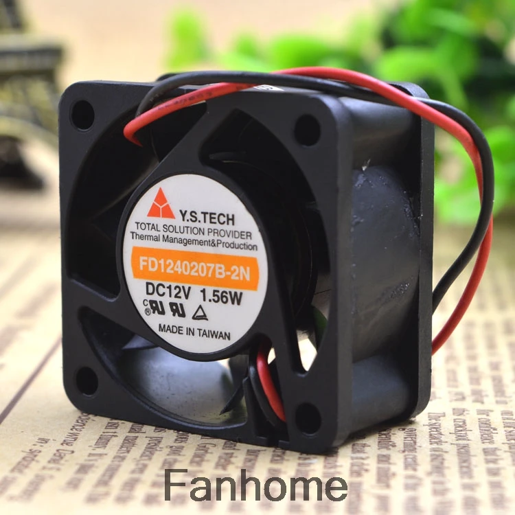 Для Y.S.TECH 4CM 4020 12V1.56W FD1240207B 2N двойной шар маленький вентилятор охлаждения