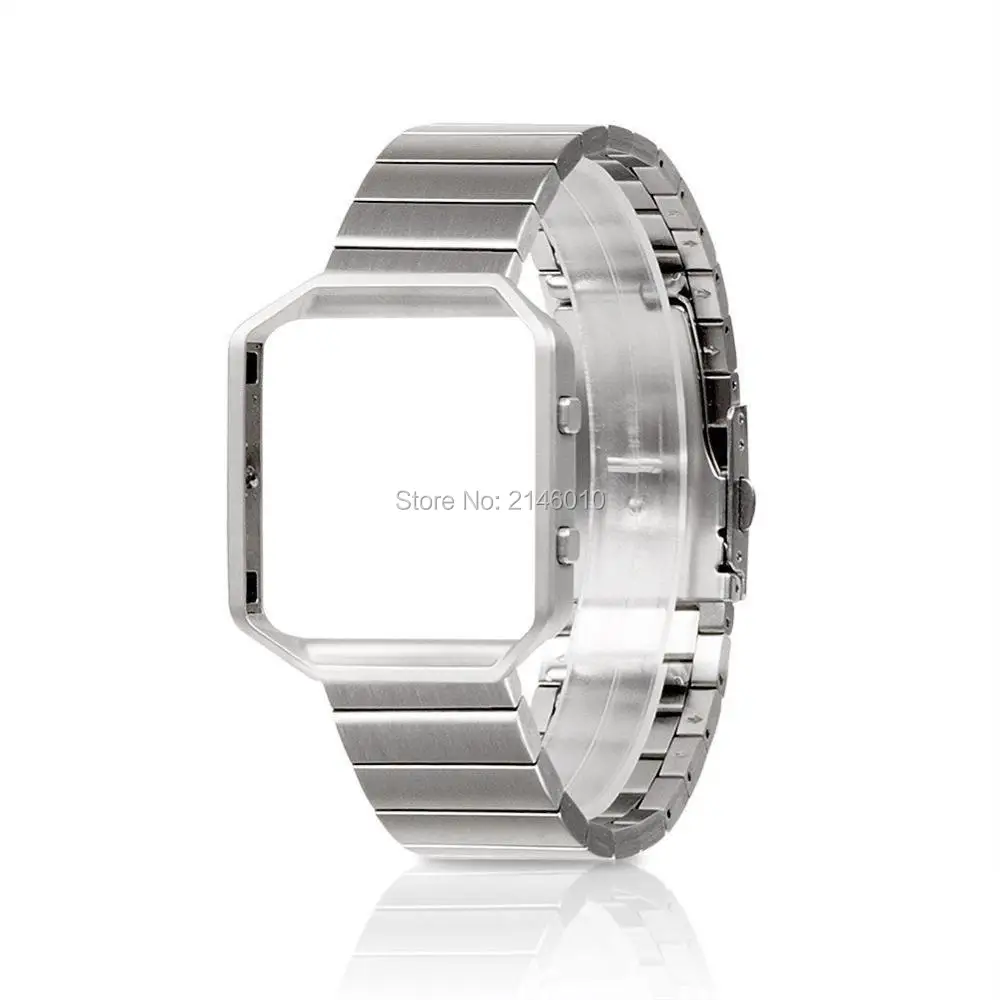 Ремешок для наручных часов из нержавеющей стали с металлической рамкой Fitbit