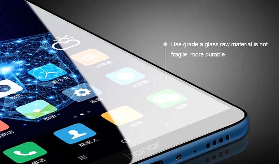 ZNP, 2 шт, полное покрытие, стекло для huawei Honor 7A 7C Pro, защита экрана, закаленное стекло для Honor 7C Honor 7A Pro, стеклянная пленка