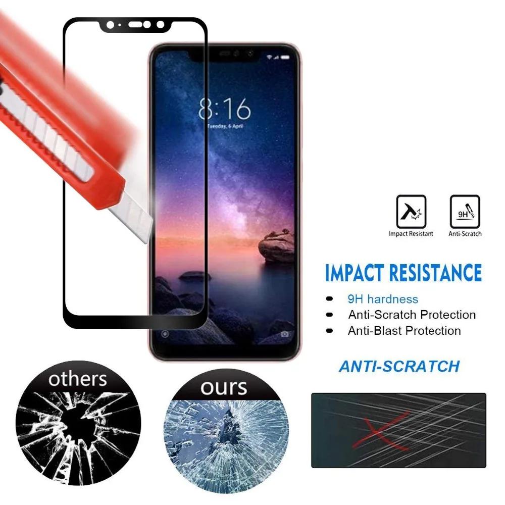 CXV 3D Redmi 6A Закаленное стекло Защитная пленка для экрана Защитное Xiaomi 6 Pro Redmi6A A A6