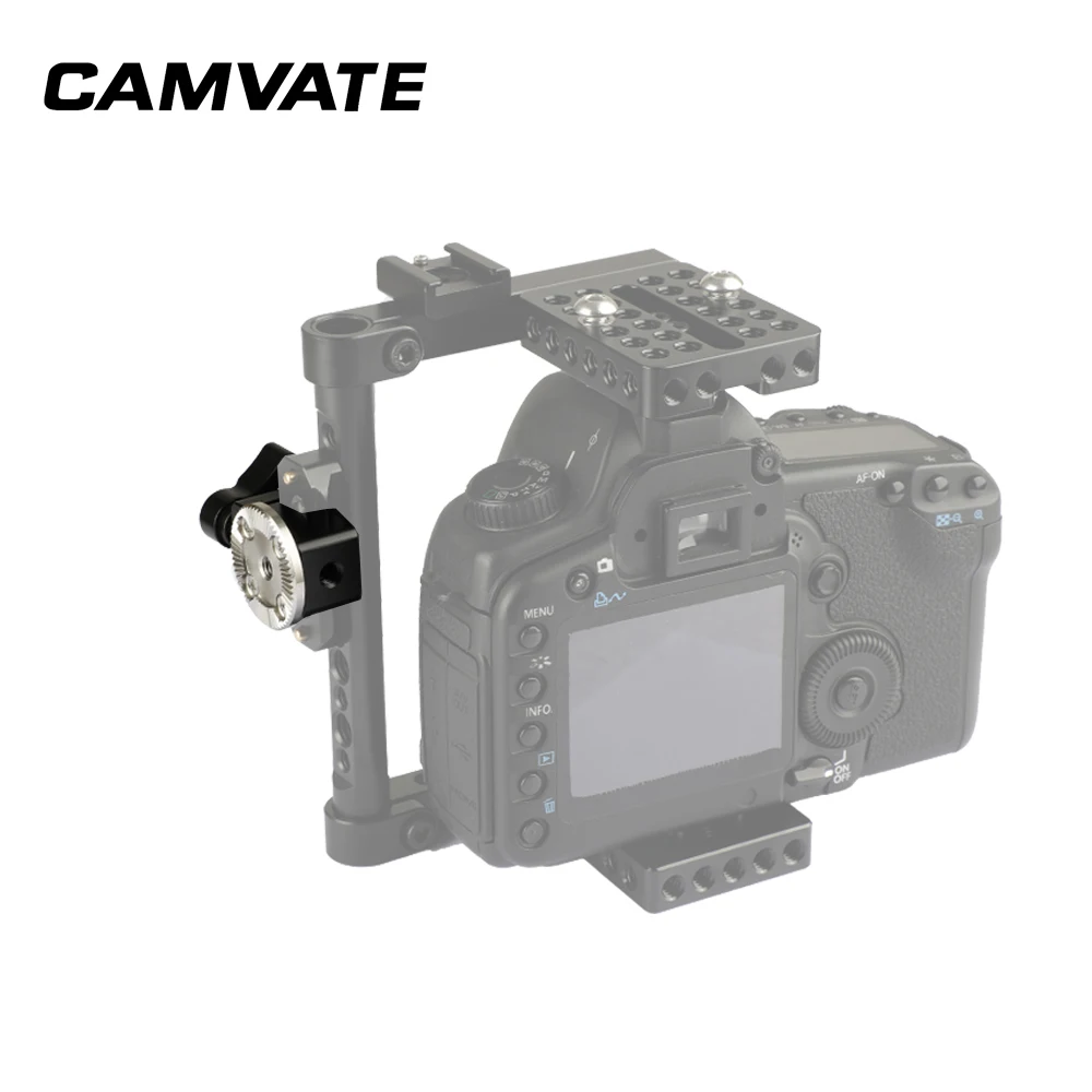 CAMVATE Стандартный быстросъемный зажим NATO с ARRI Rosette M6 Резьбовое крепление для DSLR
