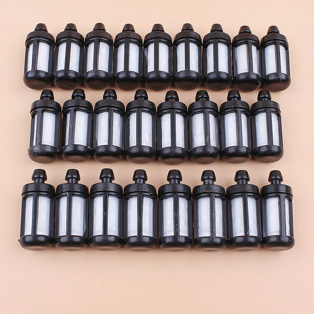 Газовый топливный фильтр 25 шт./Лот подходит для STIHL FS87 FS87R FS90 FS90K FS90R FS100 FS110 FS100R FS100RX