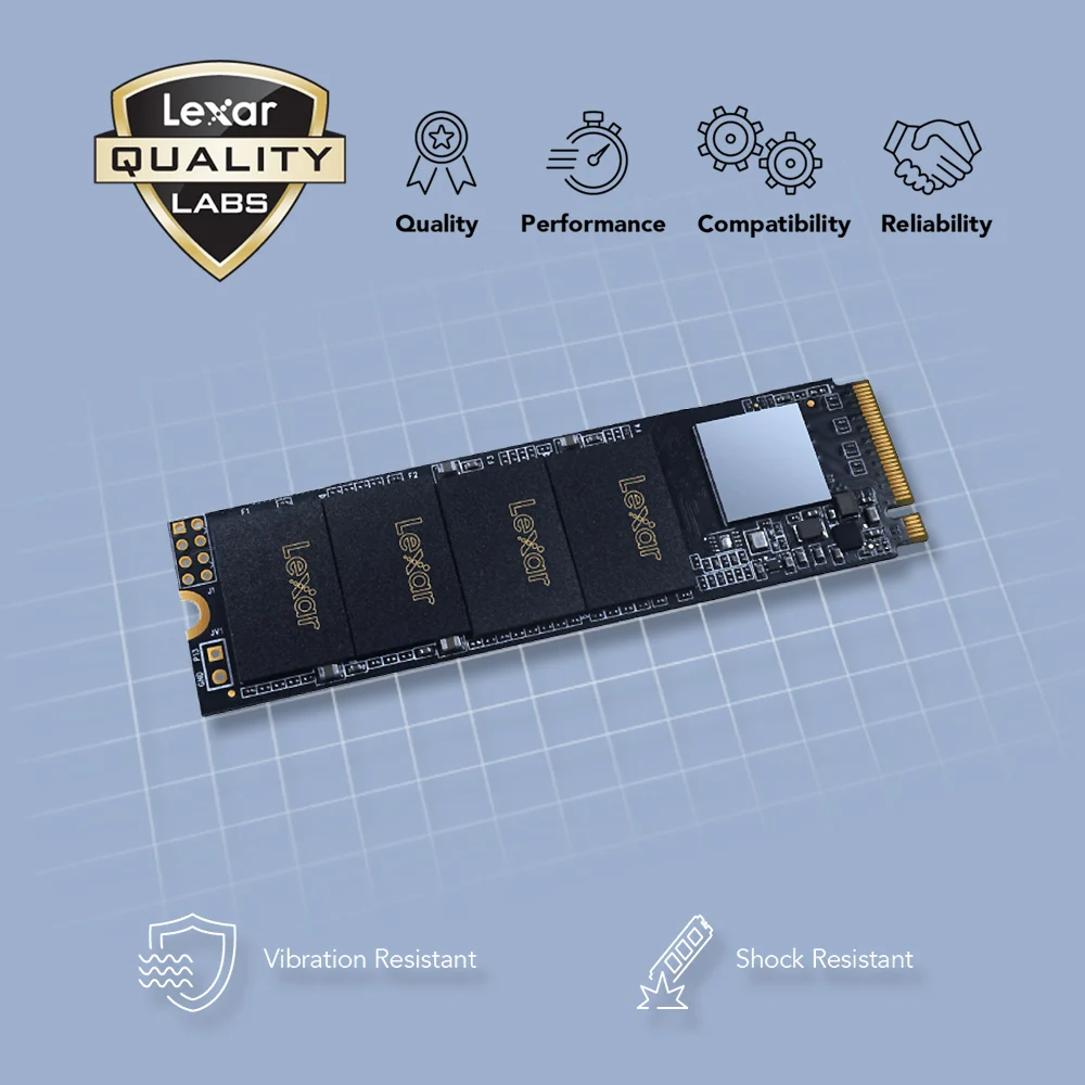 Lexar SSD 2100 МБ/с./с 240 ГБ 480 ГБ M.2 2280 NVMe PCIe Gen3x4 Внутренний твердотельный жесткий диск для ноутбука