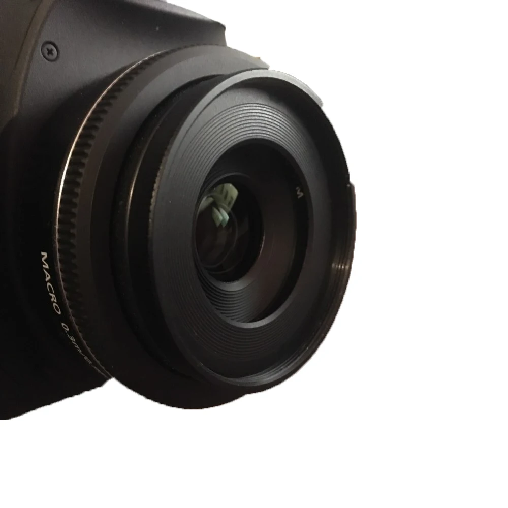 ES-52 металлическая светозащитная бленда объектива для Canon EF-S 24 мм F2.8 STM объектив EF 40