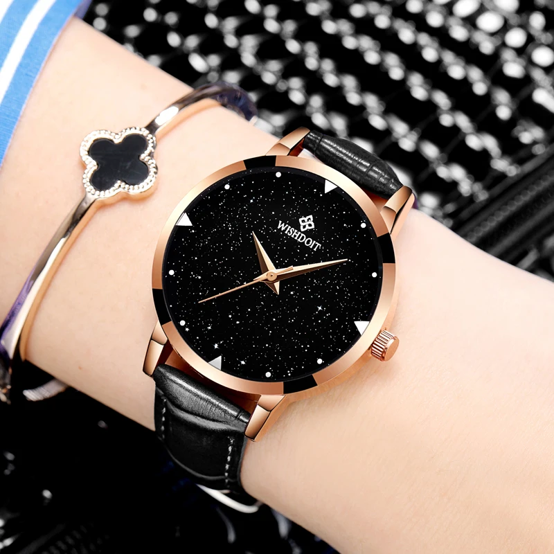 WISHODIT 2018 women watches Fashion dress ladies Watch Leather Quartz Wrist Relogio feminino girl Clock Montre Femme | Наручные часы
