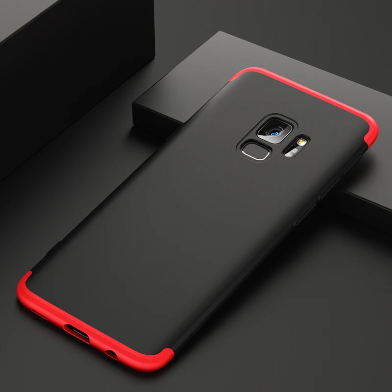 GKK чехол для Samsung Galaxy s8 s9 Plus полная защита противоударный Жесткий ПК Матовый