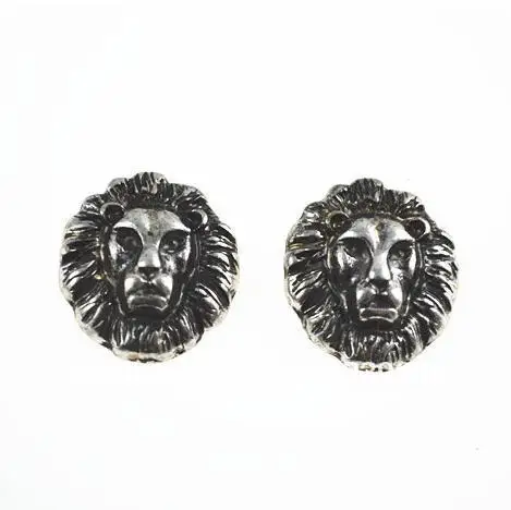 Модные металлические серьги с головой льва 10 пара/лот|earrings fashion|fashion earringslion head