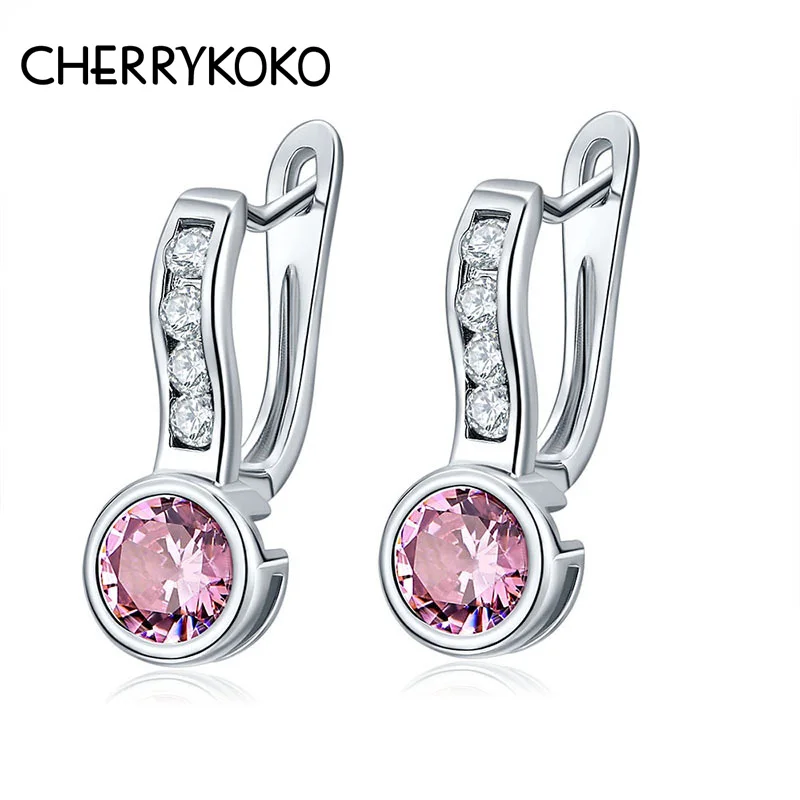 2017 Модные украшения 7 видов цветов серьги для Для женщин австрийского хрусталя