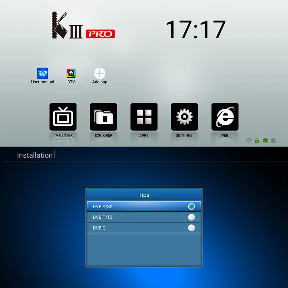 KIII PRO ТВ Box Amlogic S912 Восьмиядерный DVB T2& S2+ 1100+ live PROCAJA IP ТВ Франции, Испании арабский Германия, Италия m3u комплект компьютерной приставки к телевизору