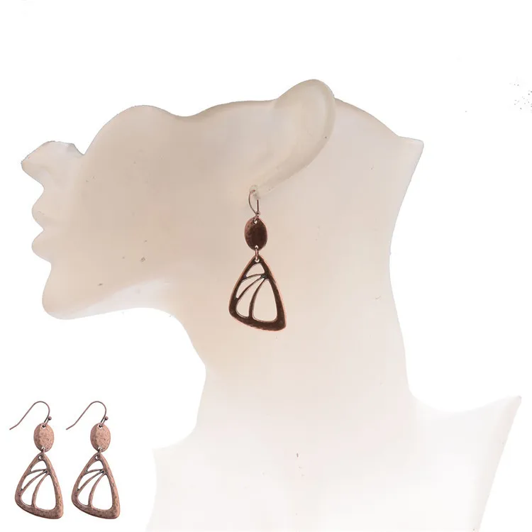 Женские Треугольные Серьги из цинкового сплава 1 пара 50 мм|earrings for|triangle earrings for