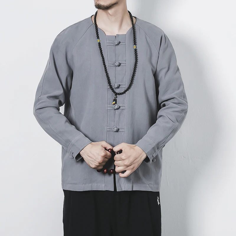 Windbreaker Men Cotton Linen Jacket Chaqueta Hombre Coat Male Loose Modis Overcoat Veste Homme Mens Jaqueta Masculino M-5XL | Мужская