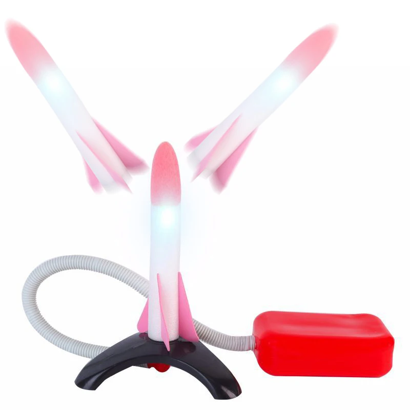 Открытый Воздушный штамп запуск ракеты игрушка игра для детей развивающий Спорт