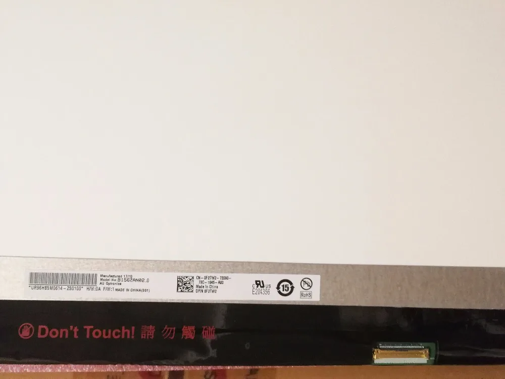 Для Dell D/PN F2TW2 0F2TW2 B156ZAN02.0 для DELL INSPIRON 15 7577 ЖК-экран 6 дюйма светодиодная фотопанель