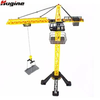 88cm rc crane remote control crane tower 6 channel simulation tower crane 360 degree rotate crane engineer construction toys