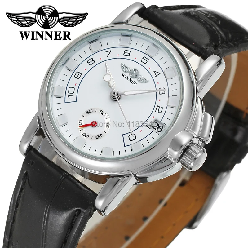 Winner часы новейший дизайн леди Высокое качество завод магазин Бесплатная