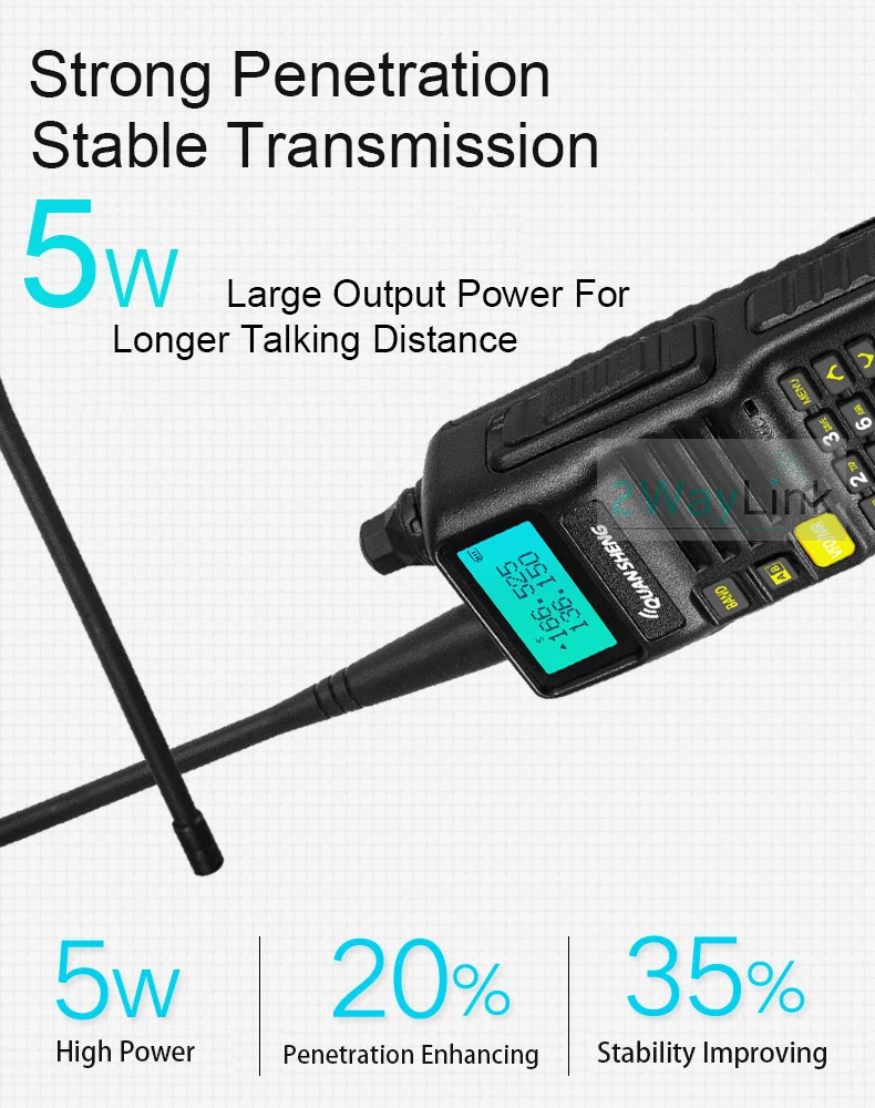 QuanSheng UV-R50 TG-UV2 Walkie Talkie UV-R50-2 UHF VHF 5 Вт двухстороннее радио 3300 мАч портативное Quansheng UV-R50(-1) Ham Radio TG-UV50R