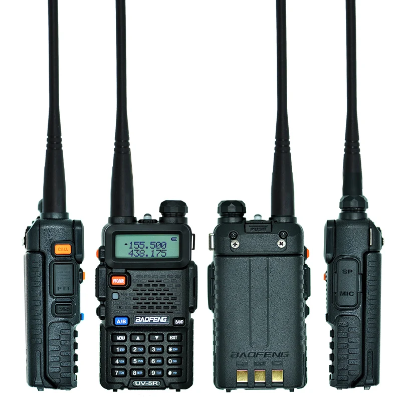 3 шт. Baofeng UV 5R УКВ портативной рации CB FM УФ Dual Band двухстороннее радиолюбителей UV5R