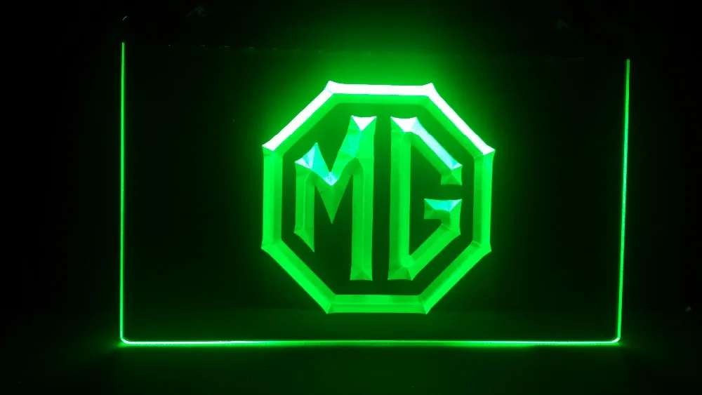 Настенный декор для гаража MG Моррис неоновый светодиодный светильник украшения