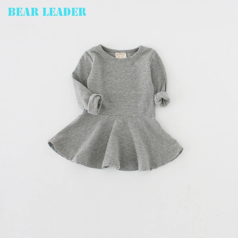 Bear Leader/Новинка 2019 года сезон весна повседневное стильное платье с длинными