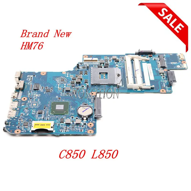 NOKOTION материнская плата для ноутбука Toshiba C850 C855 L850 HM76 DDR3 H000038380 PLF PLR CSF CSR DCS MB REV-2,1