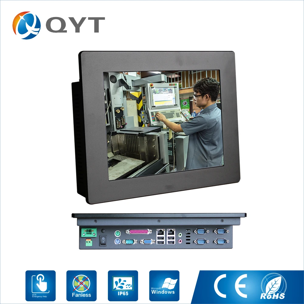 12 1 ''Embeded PC ip 65 сенсорный экран Разрешение 800*600 панель ПК/промышленный