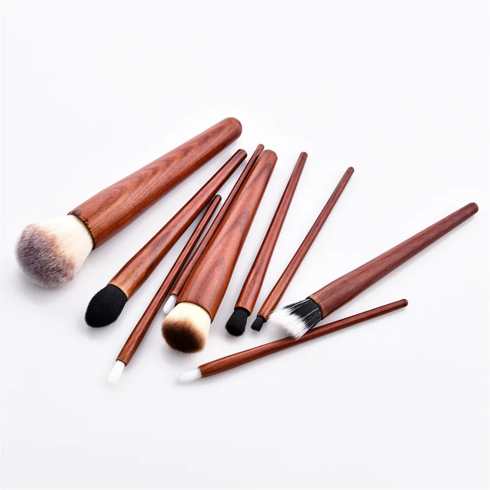 Vander 9Pcs/Set Wood Makeup Brushes Set Brush Eyeshadow Foundation Powder Cosmetic Eye Lip Make Up Beauty Tool pincel maquillaje | Красота и