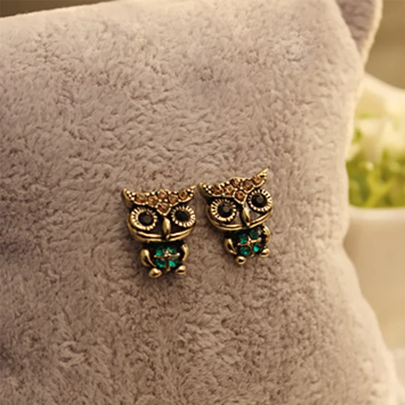 Оптовая продажа ювелирных изделий хорошее качество Сова серьги женский Новинка