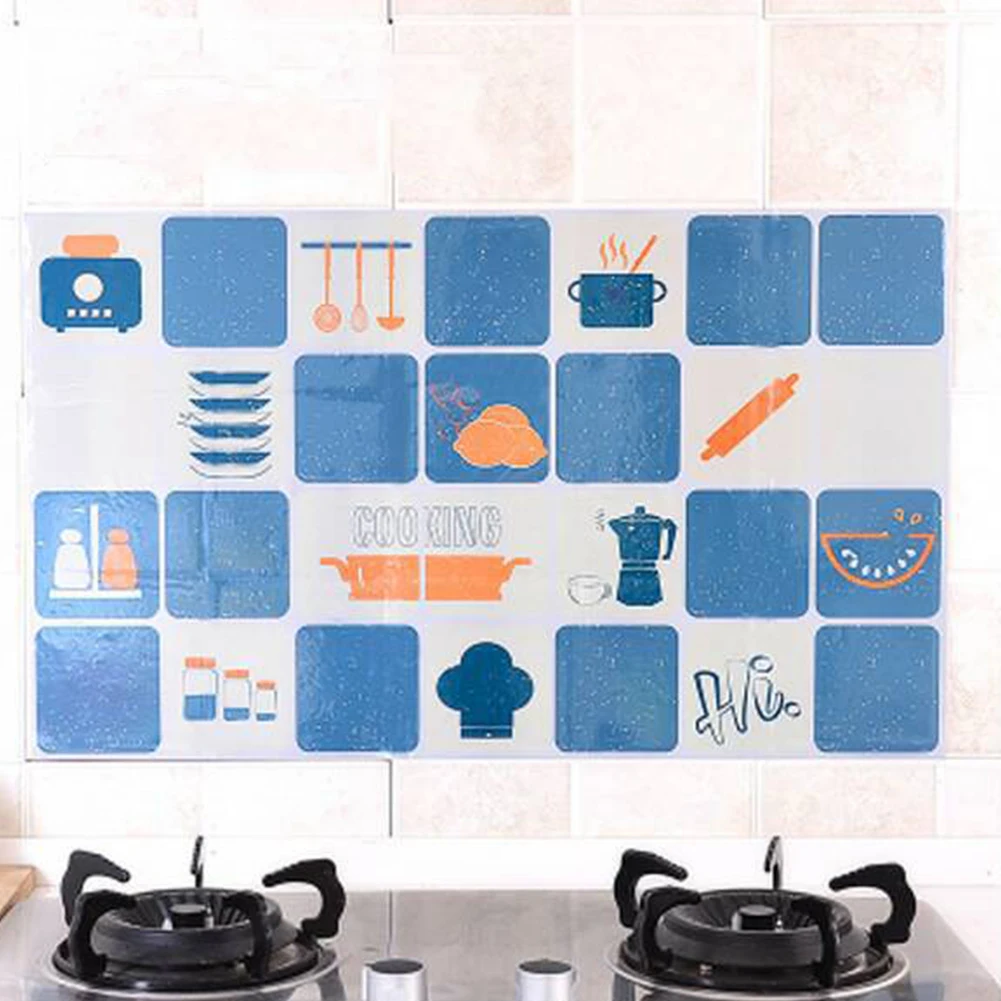 Самоклеящаяся фольга масляная наклейка кухня столовая настольные колодки