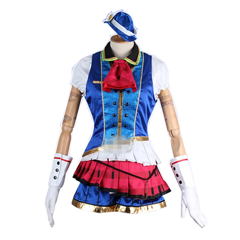 Вечерние платья для косплея Lovelive sunshine Happy train Tsushima Yoshiko, костюм на Хэллоуин для женщин