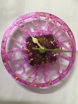 

Craft Clay Plaster Clock Hand Making Silicone Mold