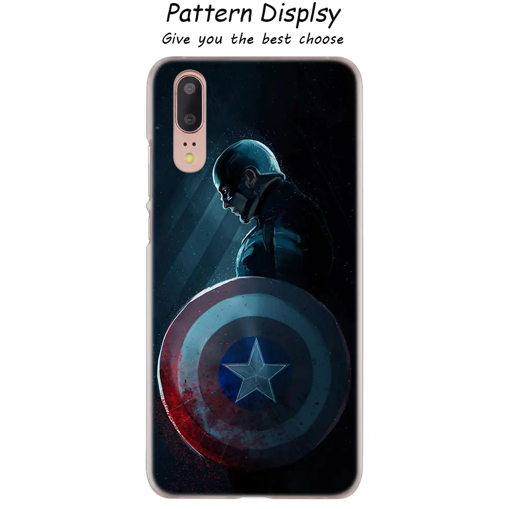 07 Модный жесткий чехол Marvel Hero Капитан Америка для huawei P30 P20 P10 P9 P8 Lite P30 P20 Pro Mini P Smart - Цвет: 07