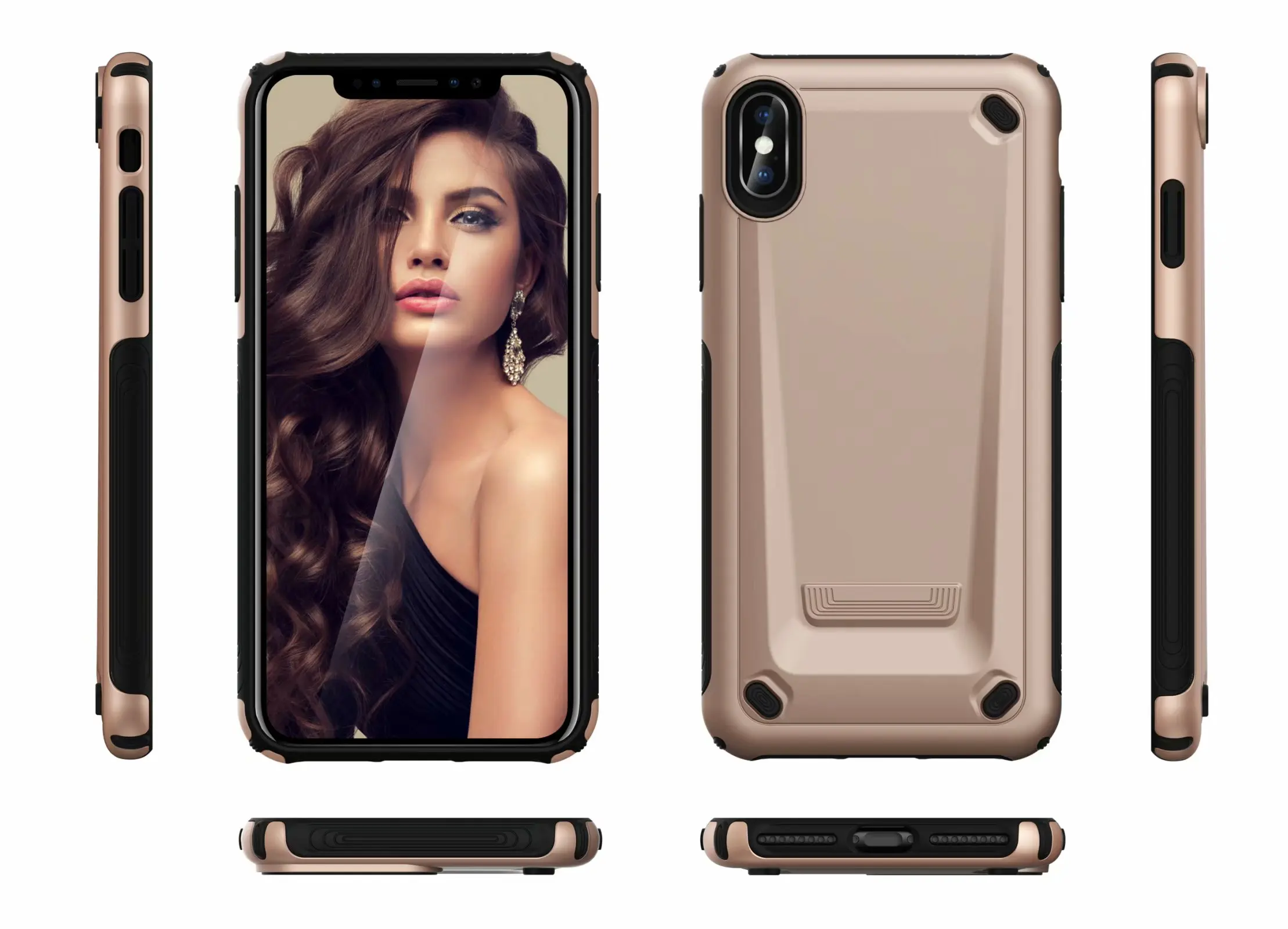 Case For iphone XS MAX 6 7 8 Plus XR X Cover Luxury Mechanic Armor Antishock Hybrid Plastic + Silicone Hard Shell Phone Cases |