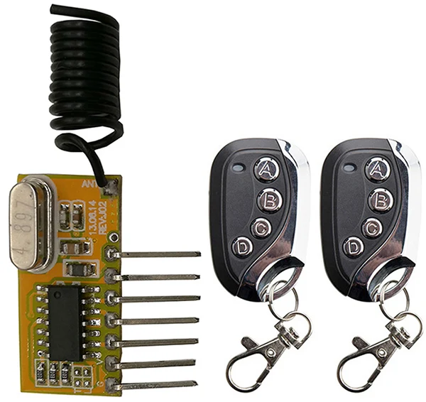 xuanlongyuan RF Wireless Receiver Module DC5V 4CH Mini Super-heterodyne for Appliances Gate Garage Door | Электроника