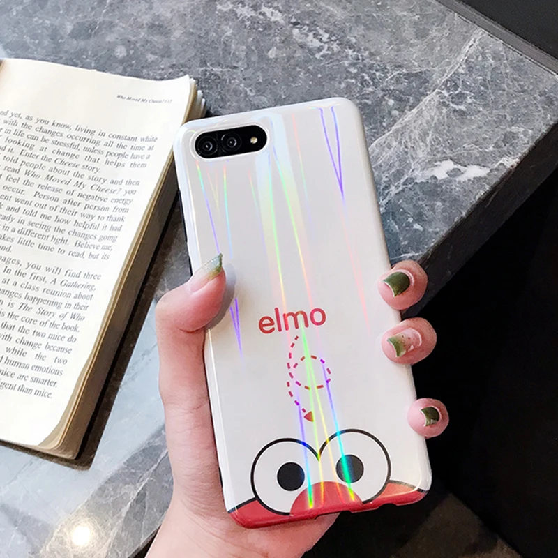 YHBBCASES лазерный мультфильм телефон чехол для Huawei P10 P20 Pro Honor 9 Чехлы милые печенья