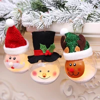 new transparent christmas ball christmas decoration supplies 2018 christmas plastic ornament pendant with lights