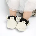 Детская обувь для ползания для новорожденных; милые тапочки из овечьей шерсти для мальчиков и девочек; зимние кроссовки; Wram; нескользящая обувь