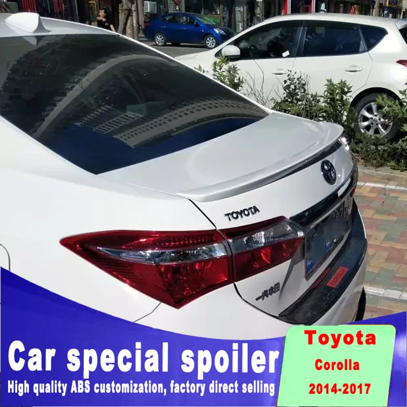 Профессиональный завод высокого качества corolla D режим до уменьшить сопротивление воздуха спойлер заказной цвет спойлер ALTIS