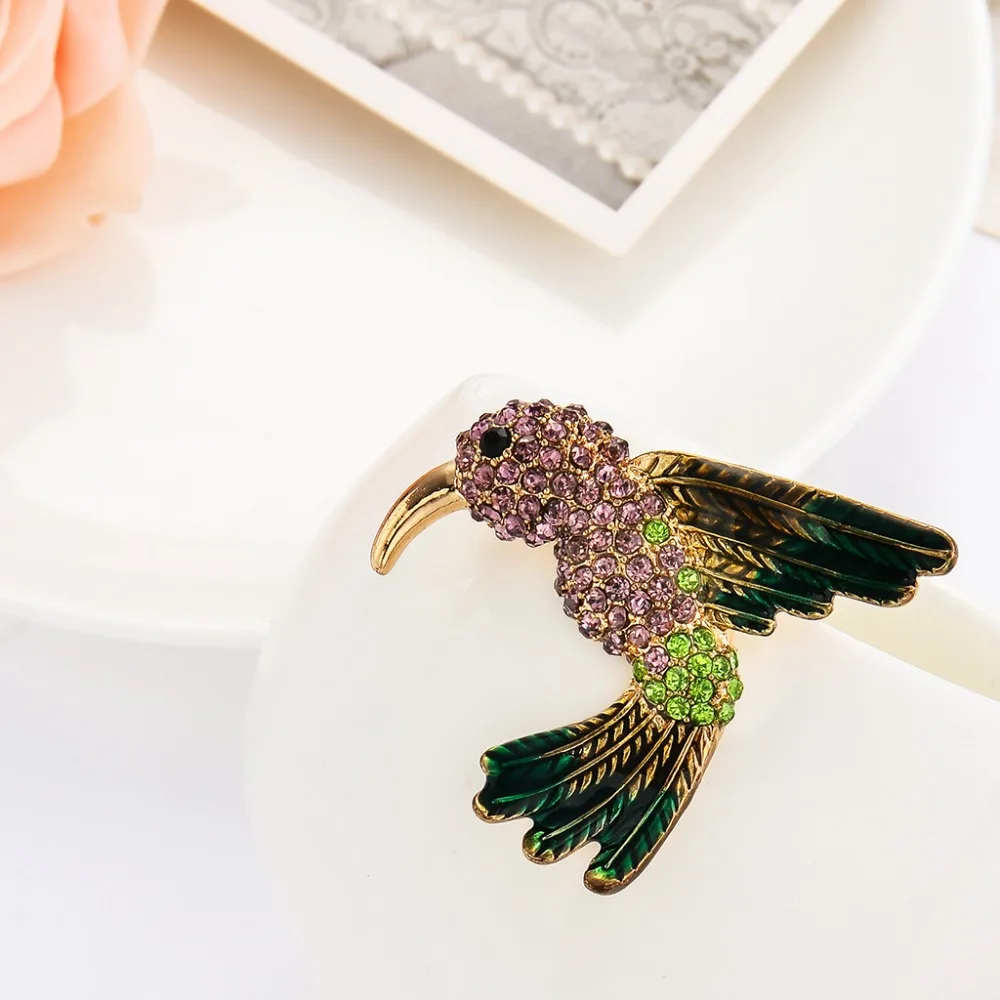 MZC Цветная брошь с кристаллами для женщин броши животными лучших друзей костюм