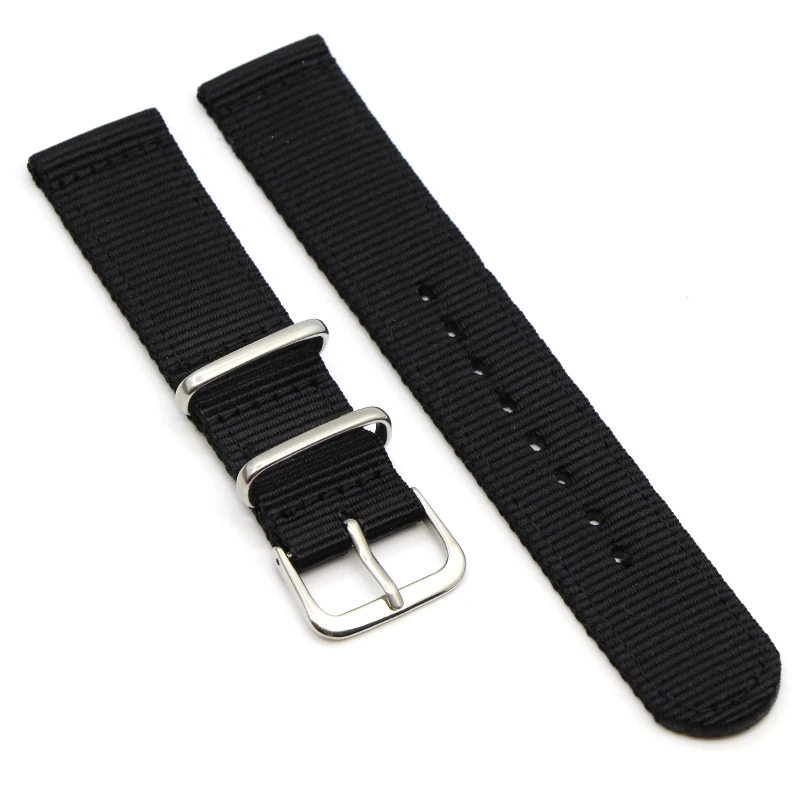 20mm nylon watch strap 22mm watch band 18mm nato strap solid color Watch Belts For Samsung Gear S3 Frontier S2