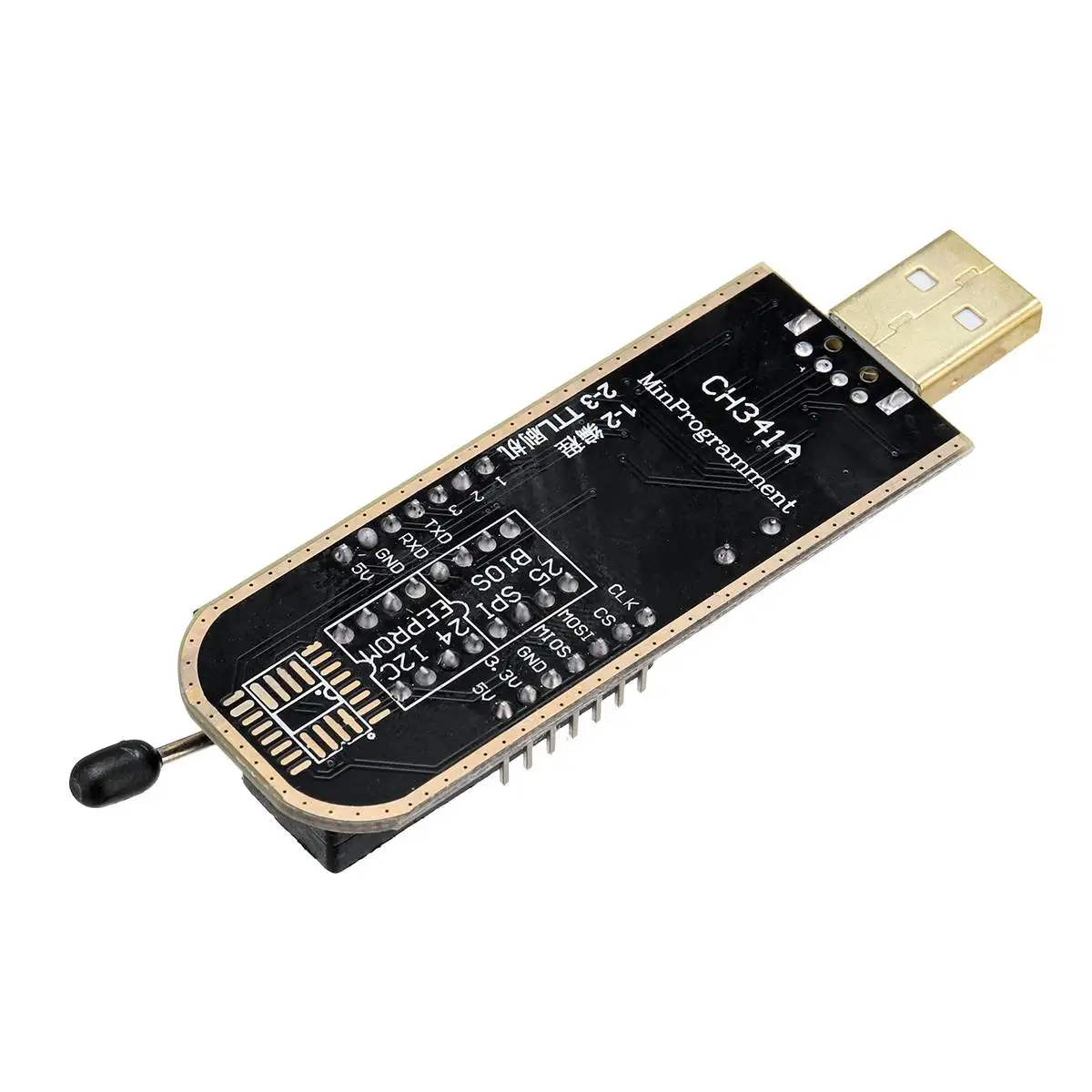 CH341A 24 25 серии EEPROM флэш-память биос USB программатор+ SOIC8 SOP8 Клип адаптер модуль