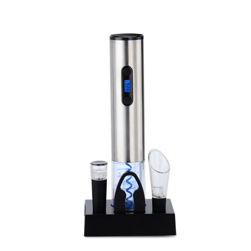Hot Electric Wine Opener Automatic Bottle Corkscrew with Charging Base for Bar Kitchen Supplies | Дом и сад