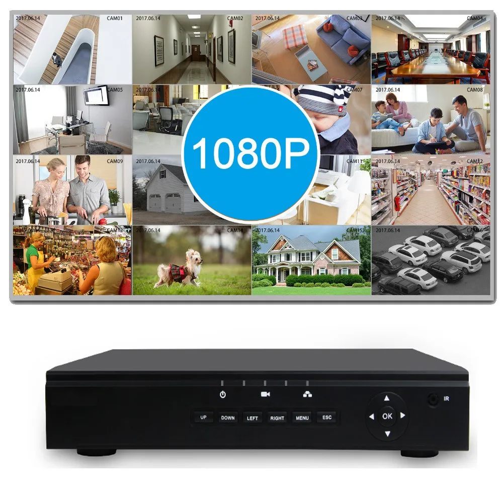 LS 7504POE 4ch p2p ONVIF POE NVR H.264 4 канальный Full HD 1080P 720P CCTV сетевой видеорегистратор с