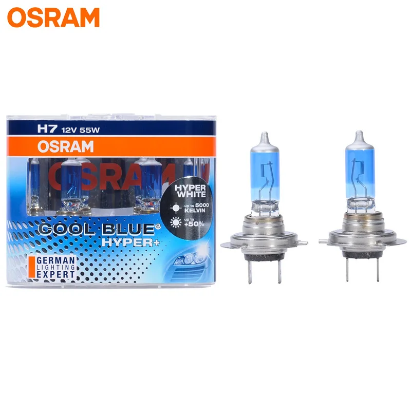 OSRAM H1 H3 H4 H7 H9 H11 9005 HB3 9006 HB4 12 В 5000 К Xenon сине белые галогенные лампы фар автомобилей