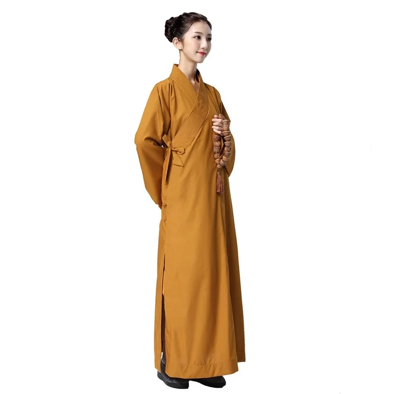Женская униформа одеяния буддийских монахов shaolin буддистская одежда модель TA533 |
