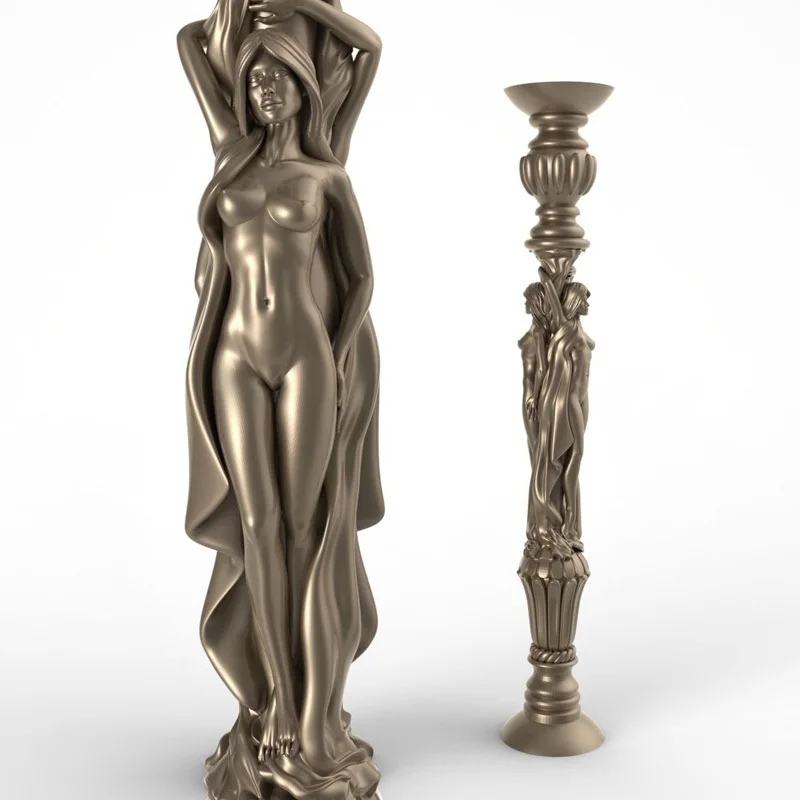 Голые Женщины pillars_2 3d модель STL рельеф для ЧПУ STL формат голые женщины 3d модель для ЧПУ stl рельеф artcam vectric aspire
