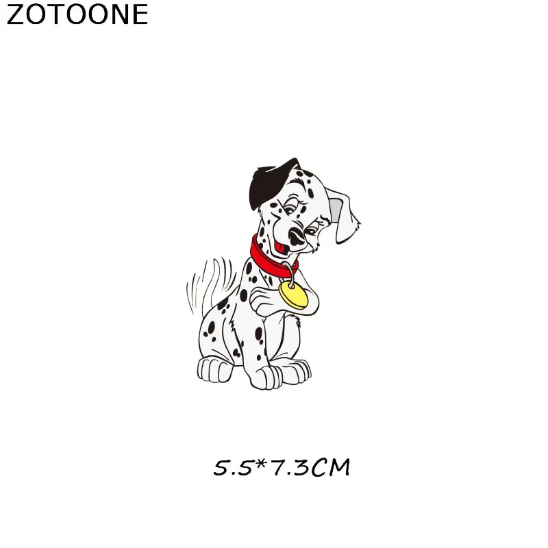 177 ZOTOONE/милые животные, нашивки с полосками, набор, железные Переводные нашивки в форме собак для девочек, детская футболка, одежда, сделай сам, переводные наклейки, G - Цвет: 177