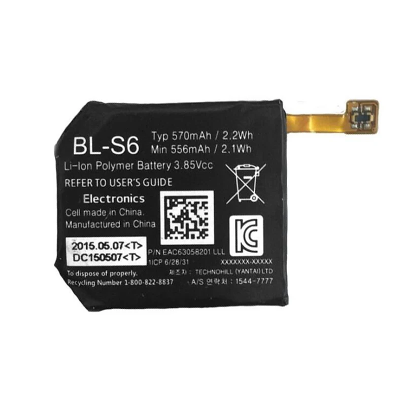 BL-S6 аккумулятор 570 мАч для LG Watch Urbane 2nd Edition LTE W200 | Мобильные телефоны и аксессуары