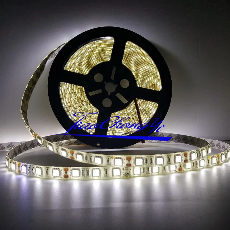 5 100 м нейтральный белый 4500K DC12V 5050 SMD 300LED полоса света Гибкий 60led/M