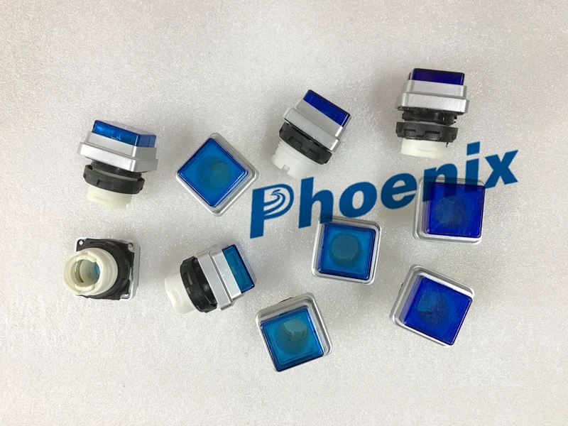 PHOENIX 10 pieces 00.780.2321 Heidelberg push button 00.780.2320 blue color | Электронные компоненты и