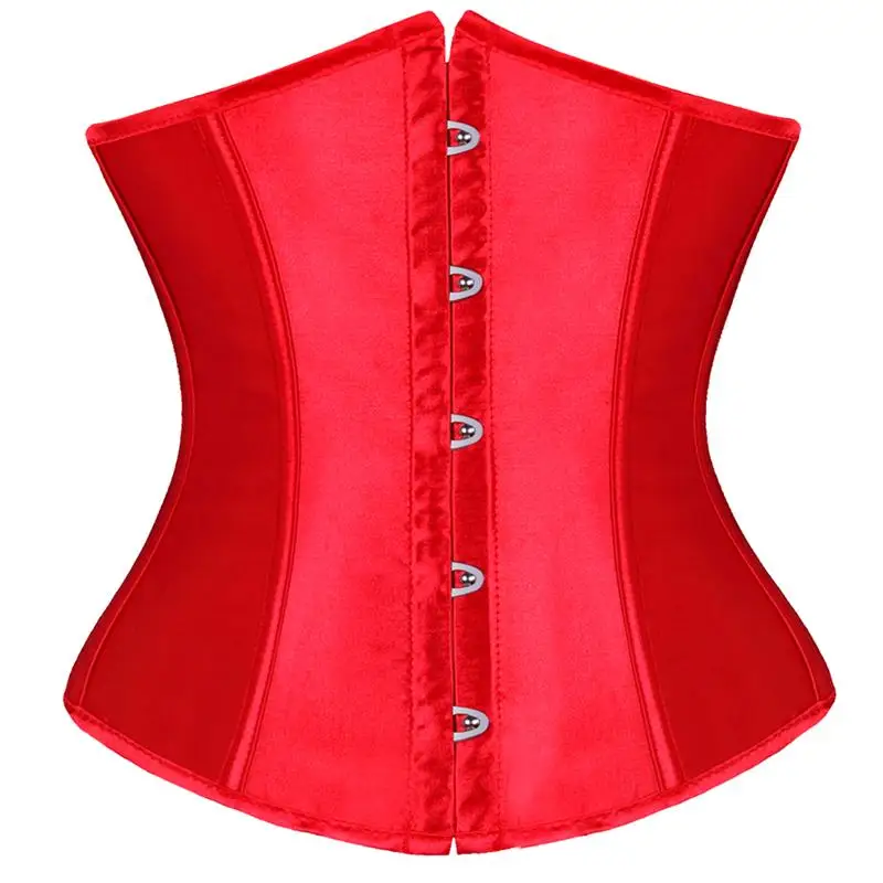 VOCOLE готический винтажный атласный корсет с косточками и бюстье тренировочный